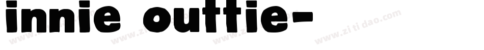 Innie Outtie字体转换